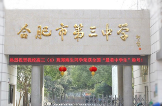 合（hé）肥市第三中學機房（fáng）項目